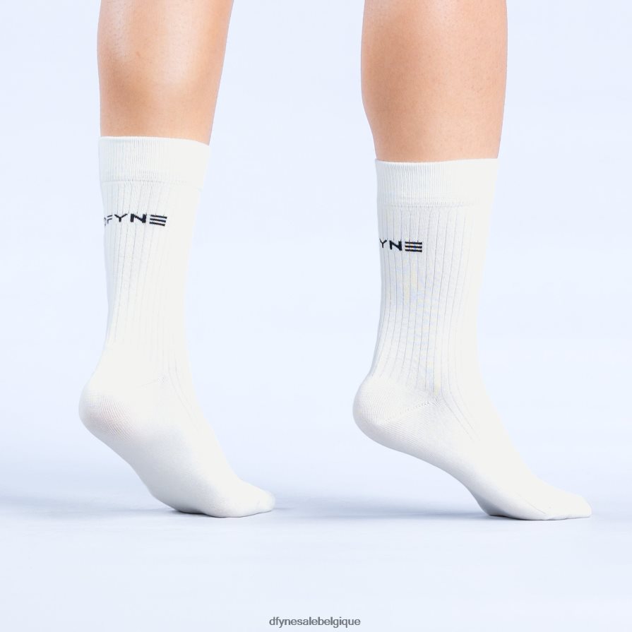 accessoires Dfyne revive chaussettes d'équipage 3pk blanc cassé Z2RVP880