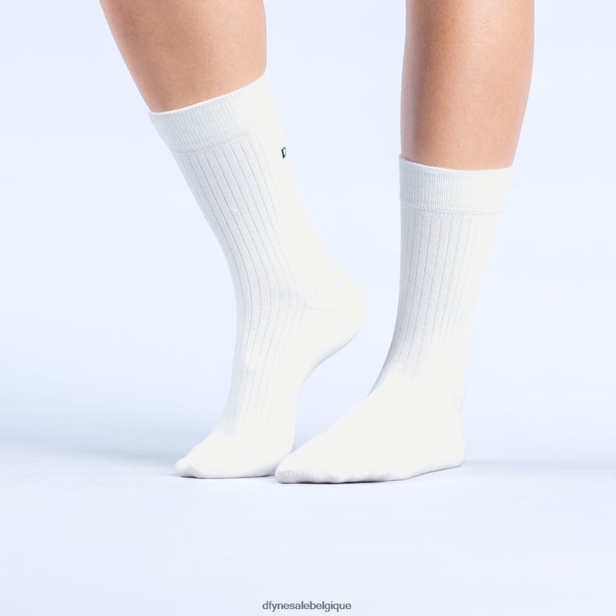 accessoires Dfyne revive chaussettes d'équipage 3pk blanc cassé Z2RVP880