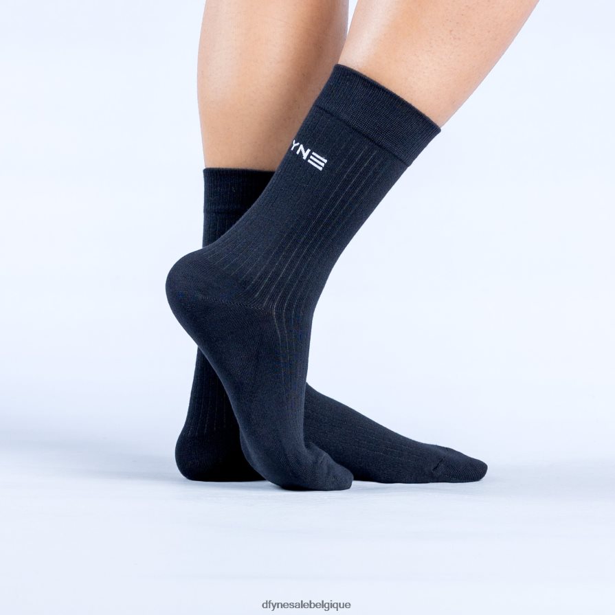 accessoires Dfyne revive chaussettes d'équipage 3pk noir Z2RVP878