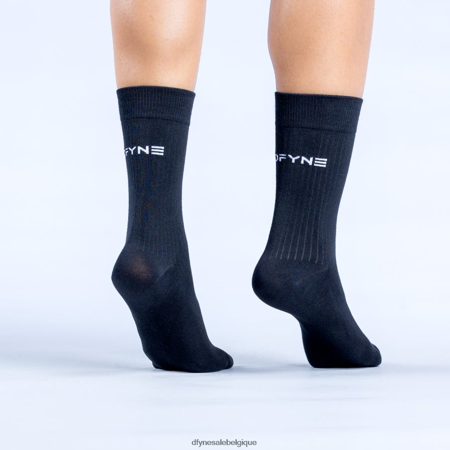 accessoires Dfyne revive chaussettes d'équipage 3pk noir Z2RVP878