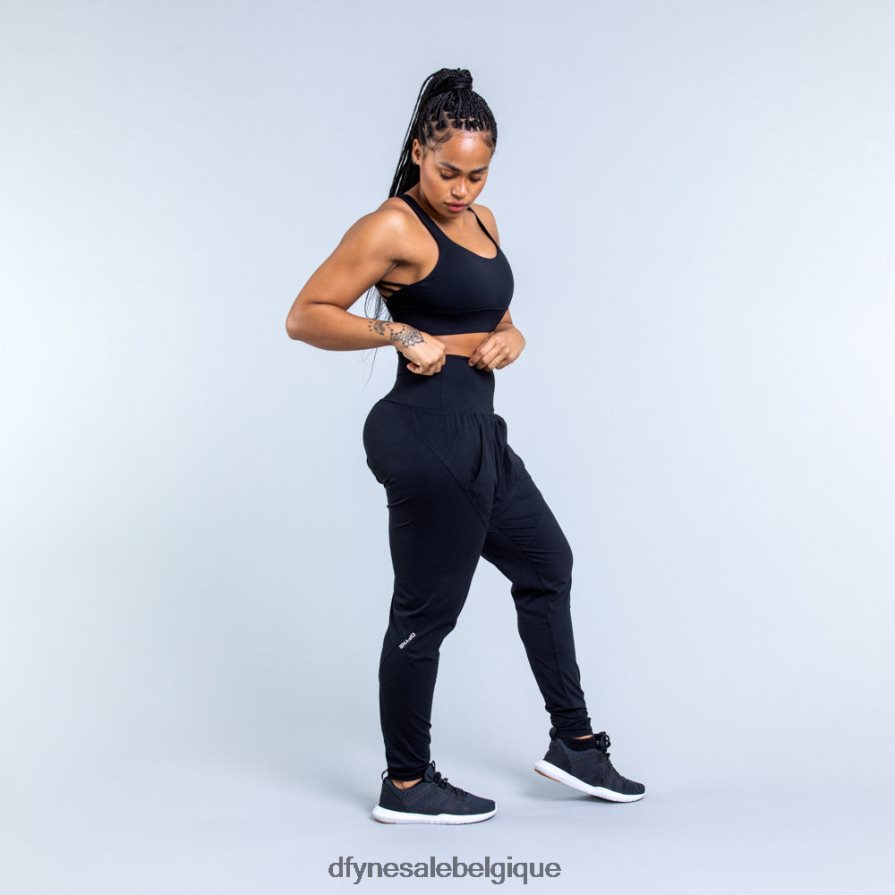 bas Dfyne pantalon de jogging coupe fuselée origin harem 1 noir Z2RVP899