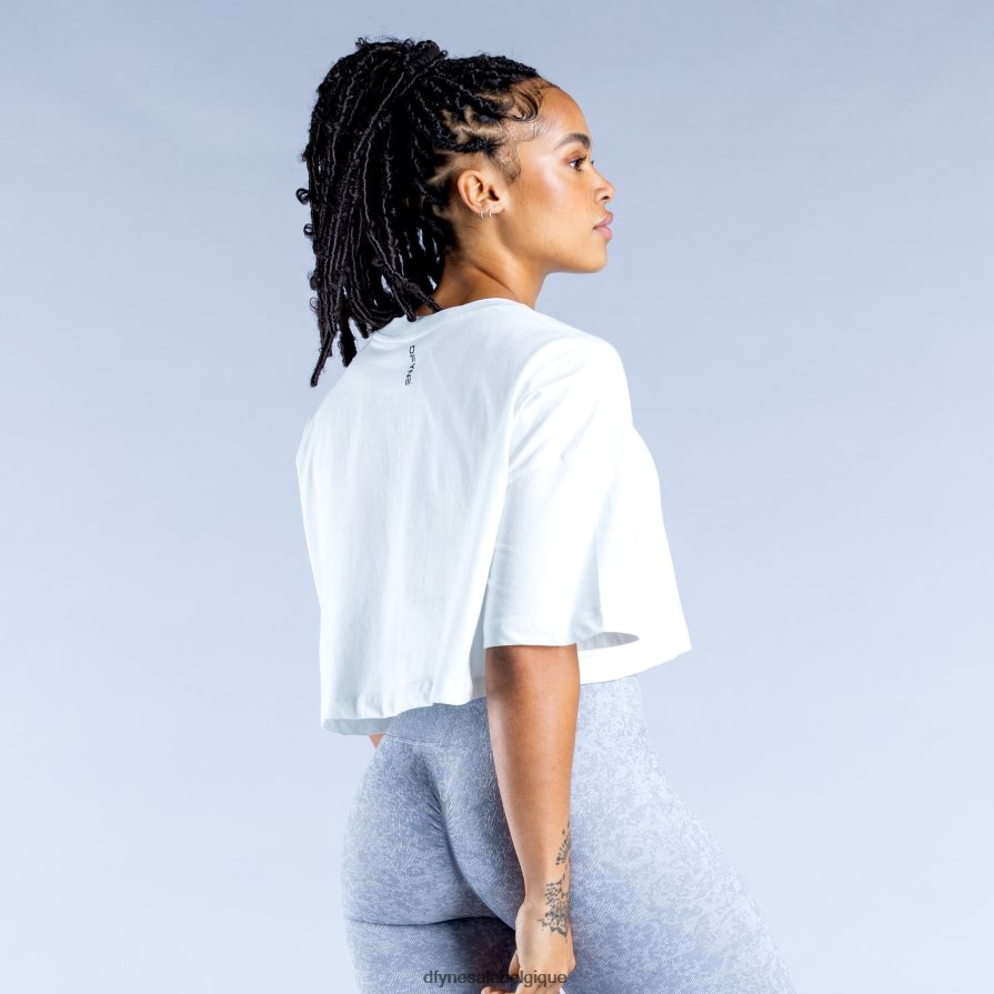 vêtements Dfyne raviver le haut court blanc Z2RVP887