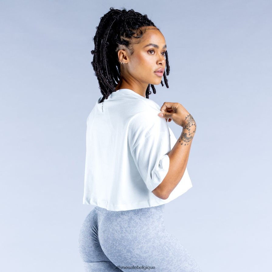 vêtements Dfyne raviver le haut court blanc Z2RVP887