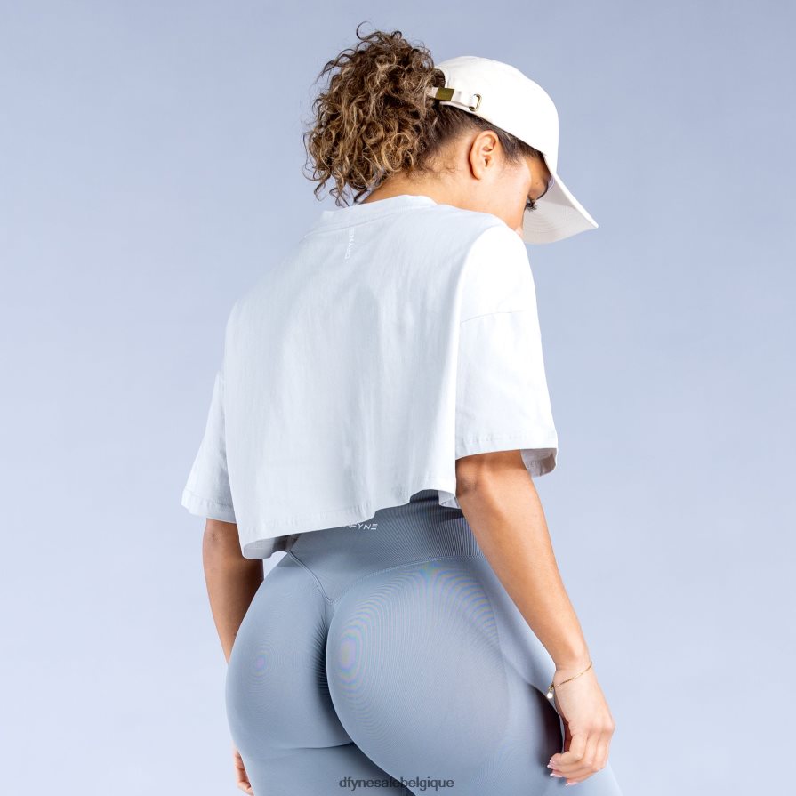 vêtements Dfyne raviver le haut court gris glace Z2RVP8132