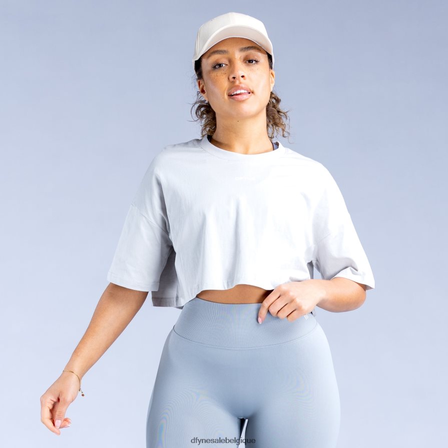 vêtements Dfyne raviver le haut court gris glace Z2RVP8132