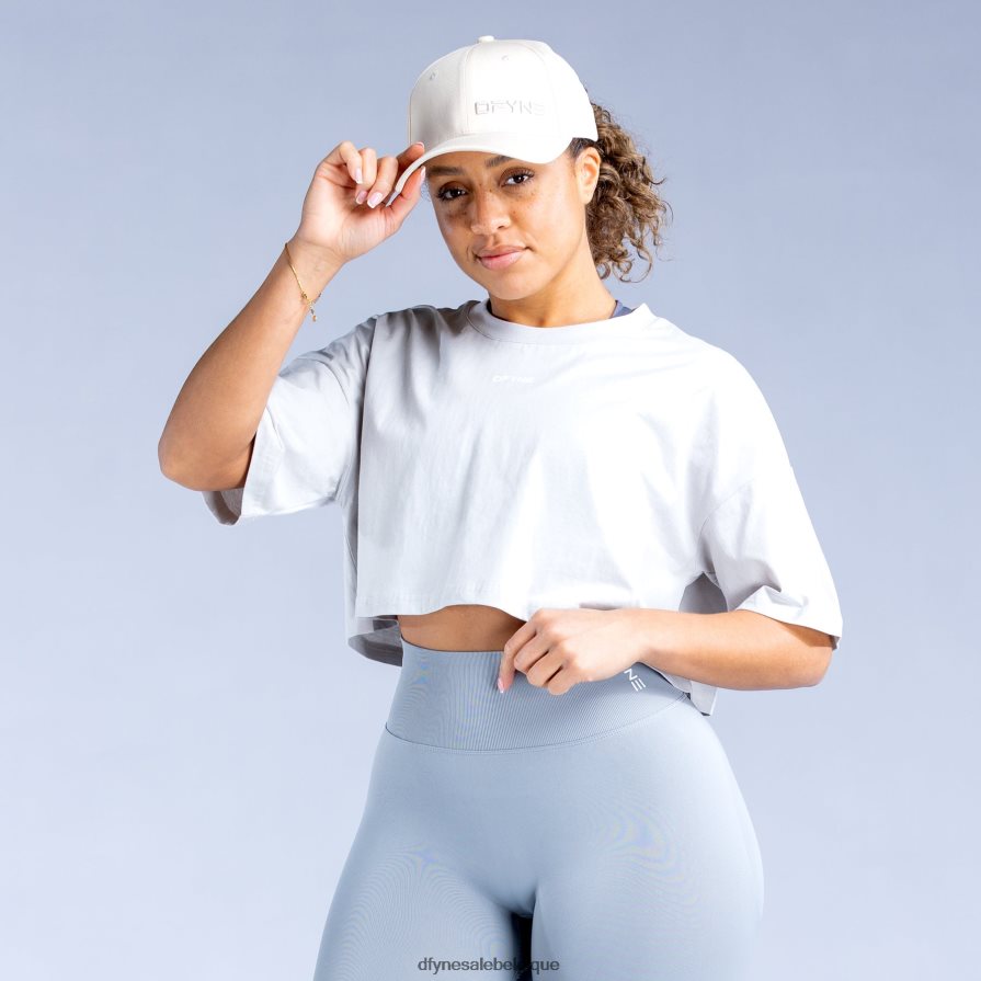 vêtements Dfyne raviver le haut court gris glace Z2RVP8132