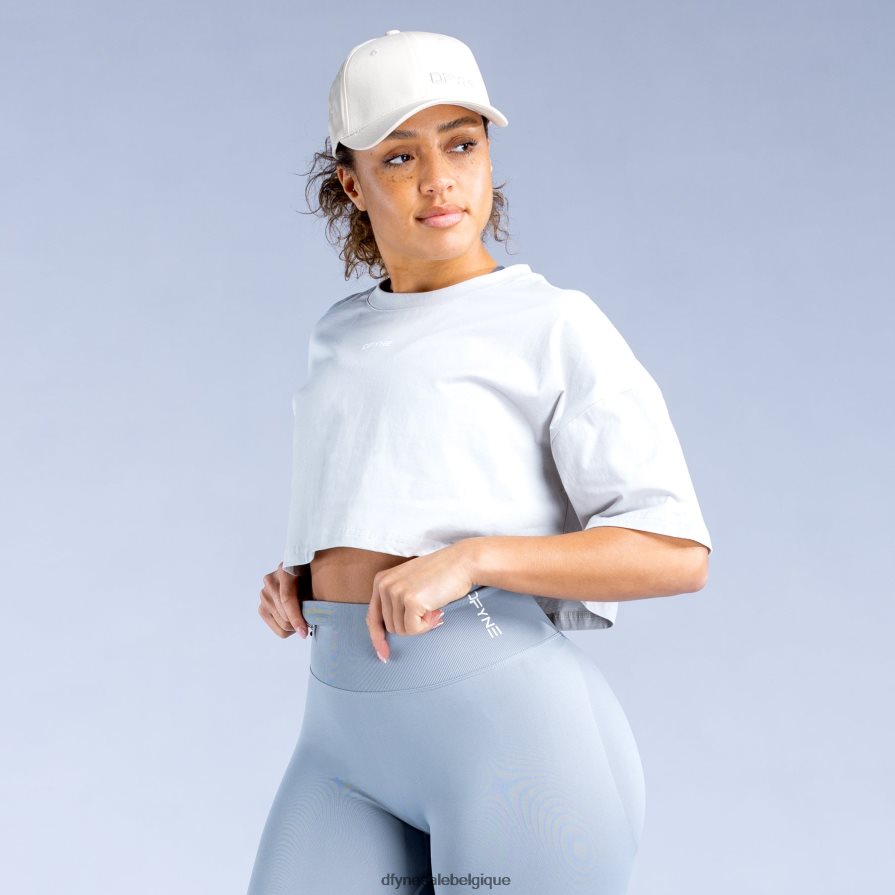 vêtements Dfyne raviver le haut court gris glace Z2RVP8132