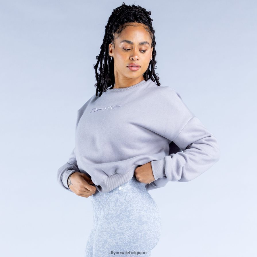 hauts Dfyne pull court luxe revive 2 gris pierre Z2RVP834