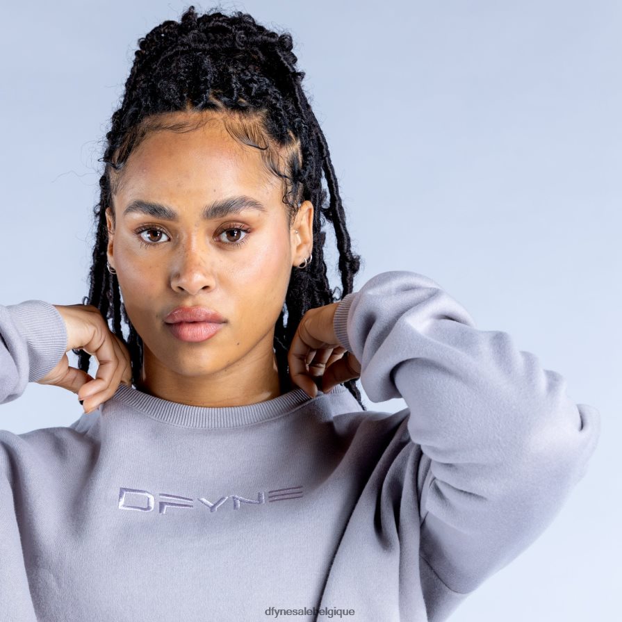 hauts Dfyne pull court luxe revive 2 gris pierre Z2RVP834