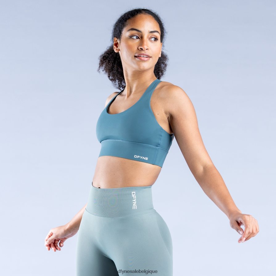 hauts Dfyne soutien-gorge de sport d'origine vert profond Z2RVP822
