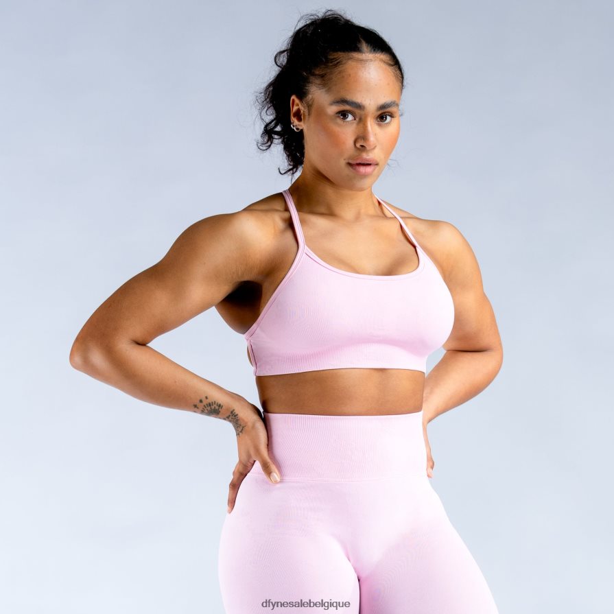 hauts Dfyne soutien-gorge de sport dos nu à brume dynamique rose clair Z2RVP8155