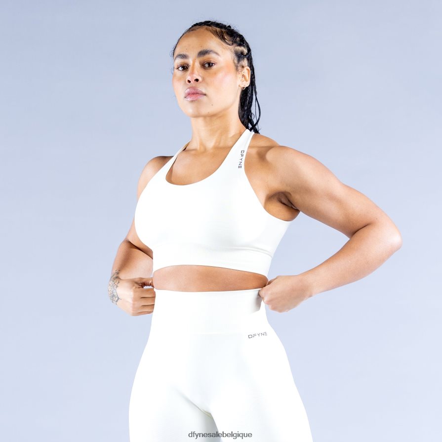 hauts Dfyne soutien-gorge de sport dynamique Blanc comme neige Z2RVP846