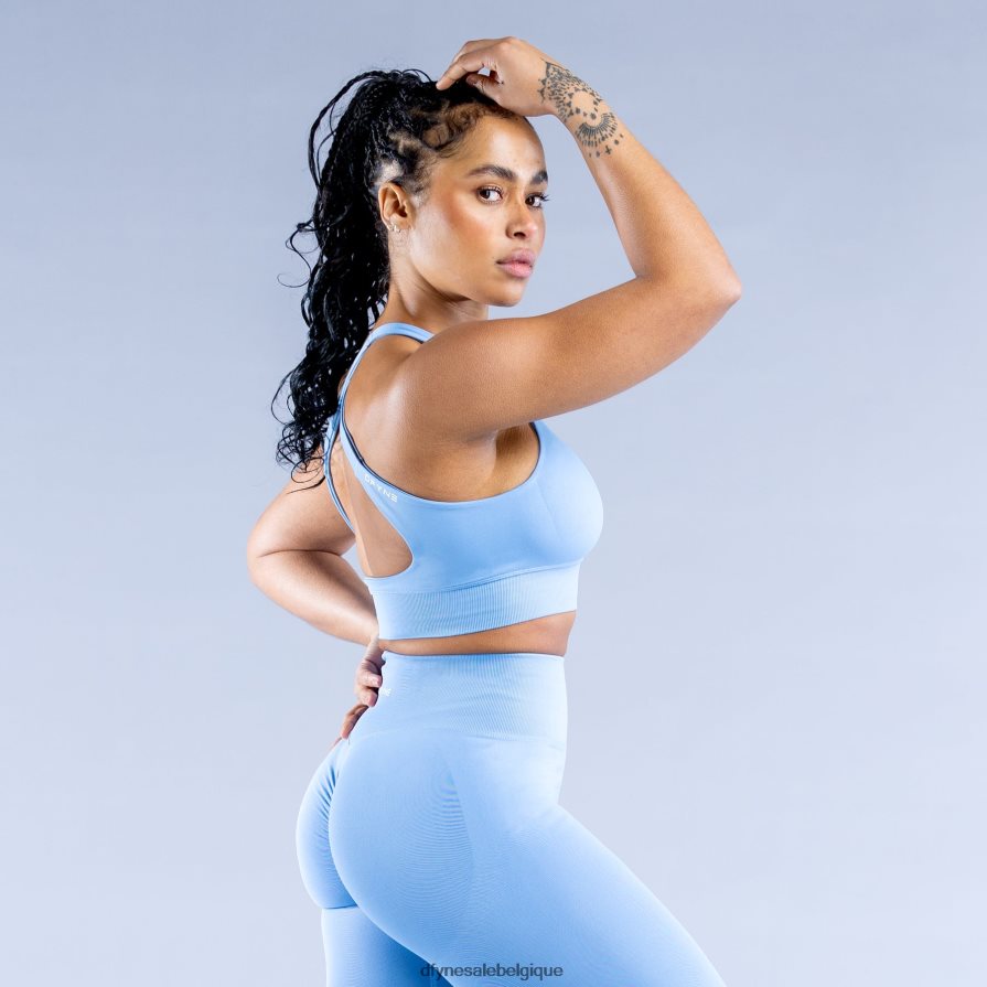 hauts Dfyne soutien-gorge de sport dynamique bleu ciel Z2RVP848