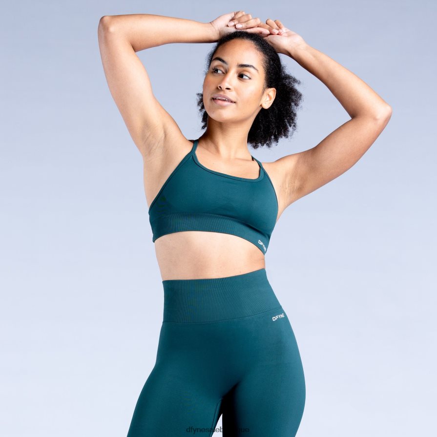 hauts Dfyne soutien-gorge de sport dynamique dos nu 1 vert émeraude foncé Z2RVP815