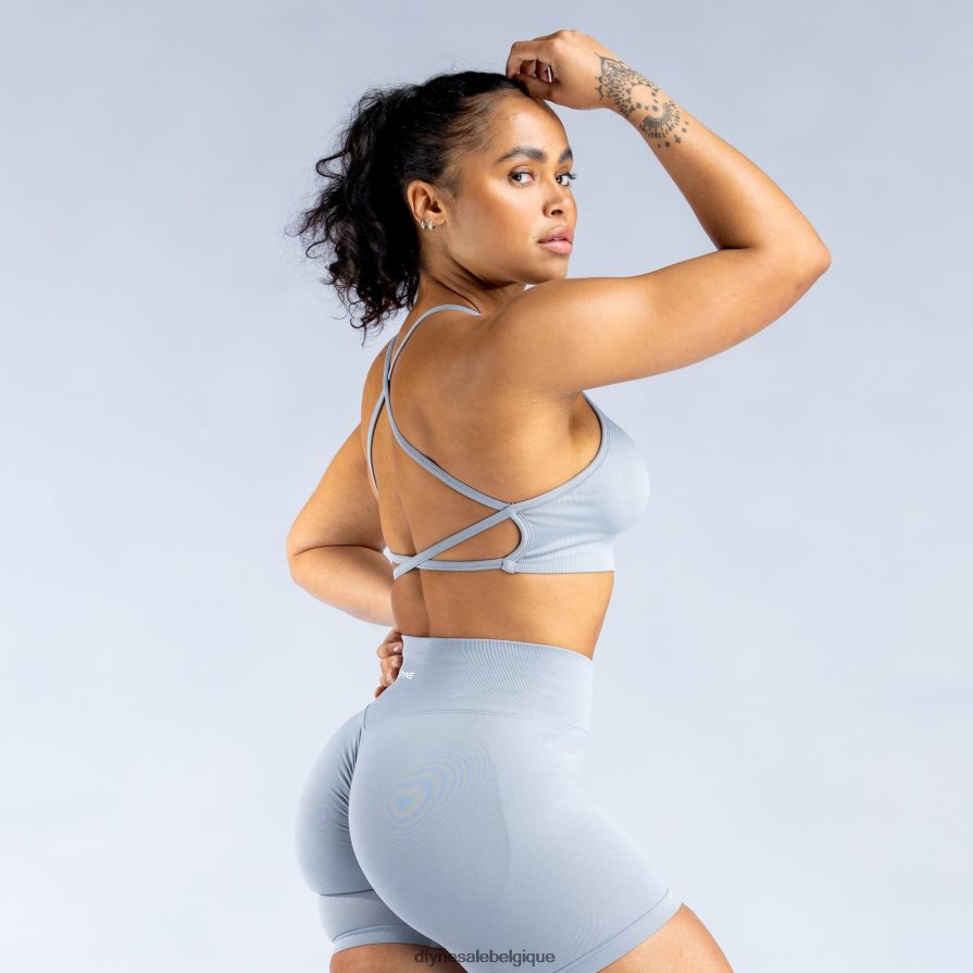 hauts Dfyne soutien-gorge de sport dynamique dos nu 2 gris pierre clair Z2RVP8142