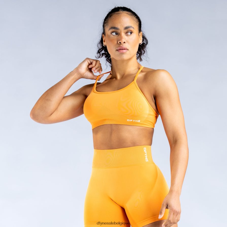 hauts Dfyne soutien-gorge de sport dynamique dos nu 2 orange éclatant de soleil Z2RVP8144
