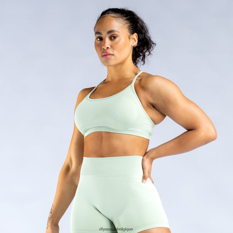 hauts Dfyne soutien-gorge de sport dynamique dos nu 2 vert frais Z2RVP8143
