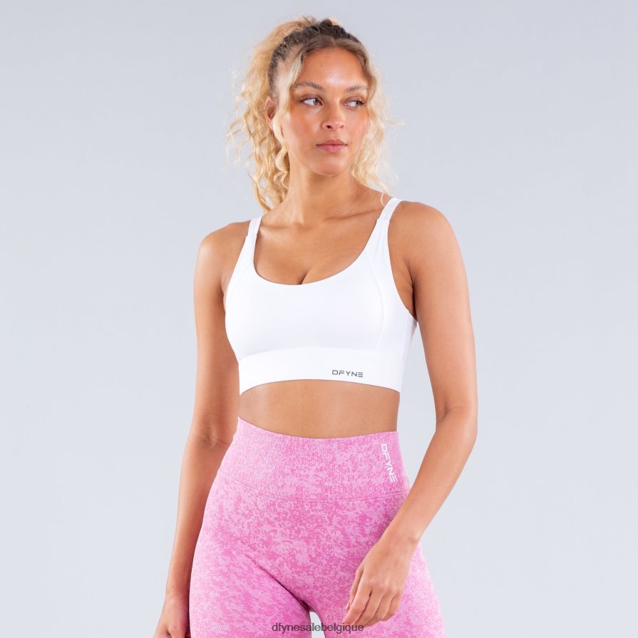 hauts Dfyne soutien-gorge de sport à maintien élevé origin blanc mat Z2RVP872