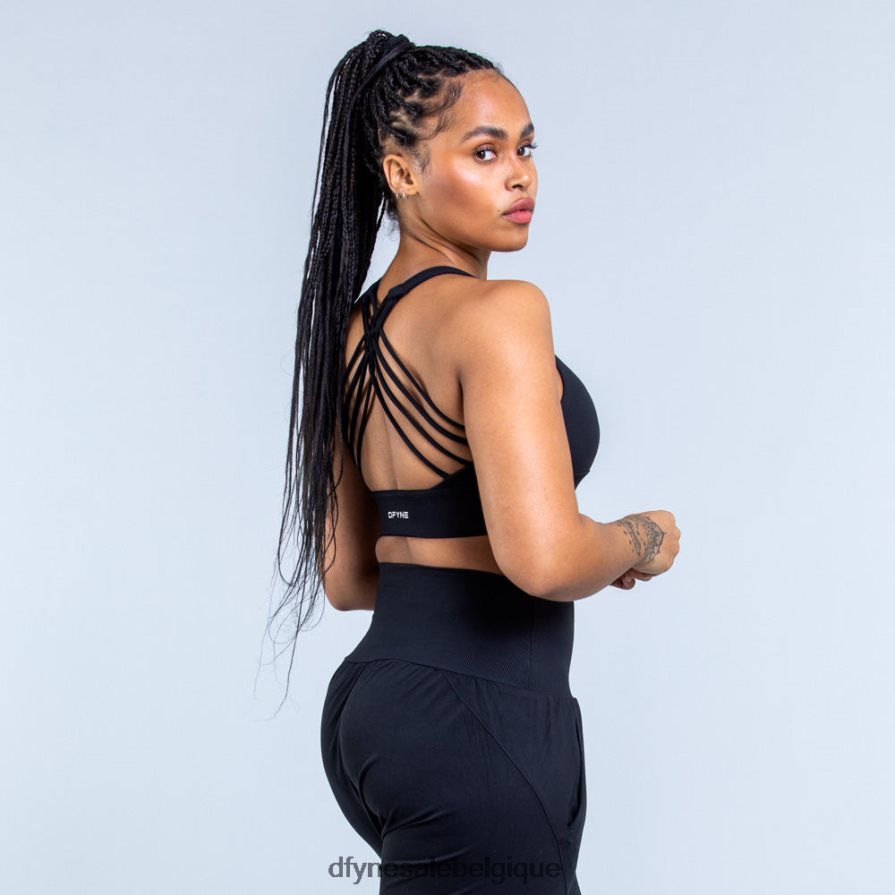 hauts Dfyne soutien-gorge de sport maintien moyen origin noir mat Z2RVP8117