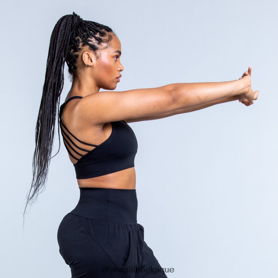 hauts Dfyne soutien-gorge de sport maintien moyen origin noir mat Z2RVP8117