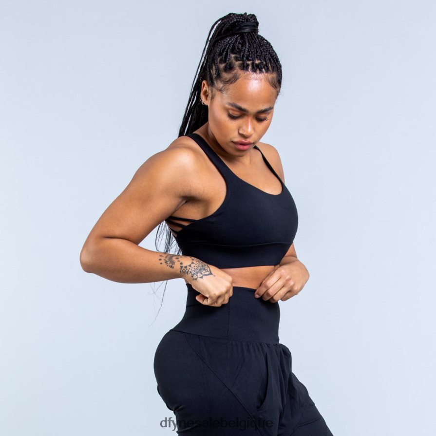 hauts Dfyne soutien-gorge de sport maintien moyen origin noir mat Z2RVP8117