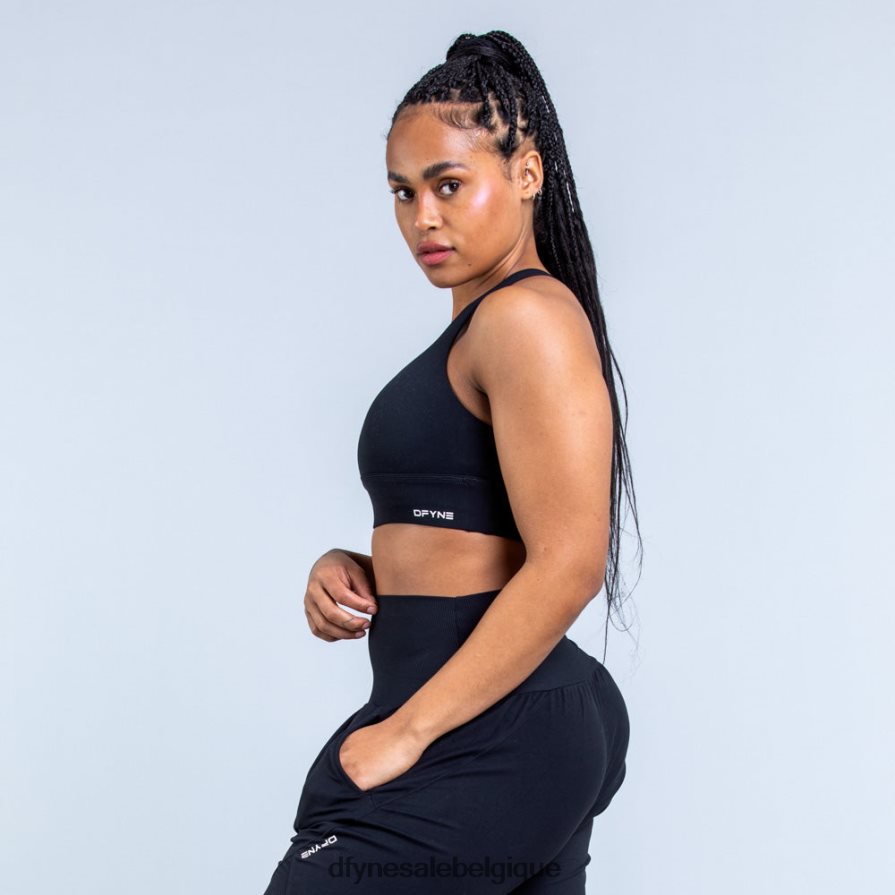 hauts Dfyne soutien-gorge de sport maintien moyen origin noir mat Z2RVP8117