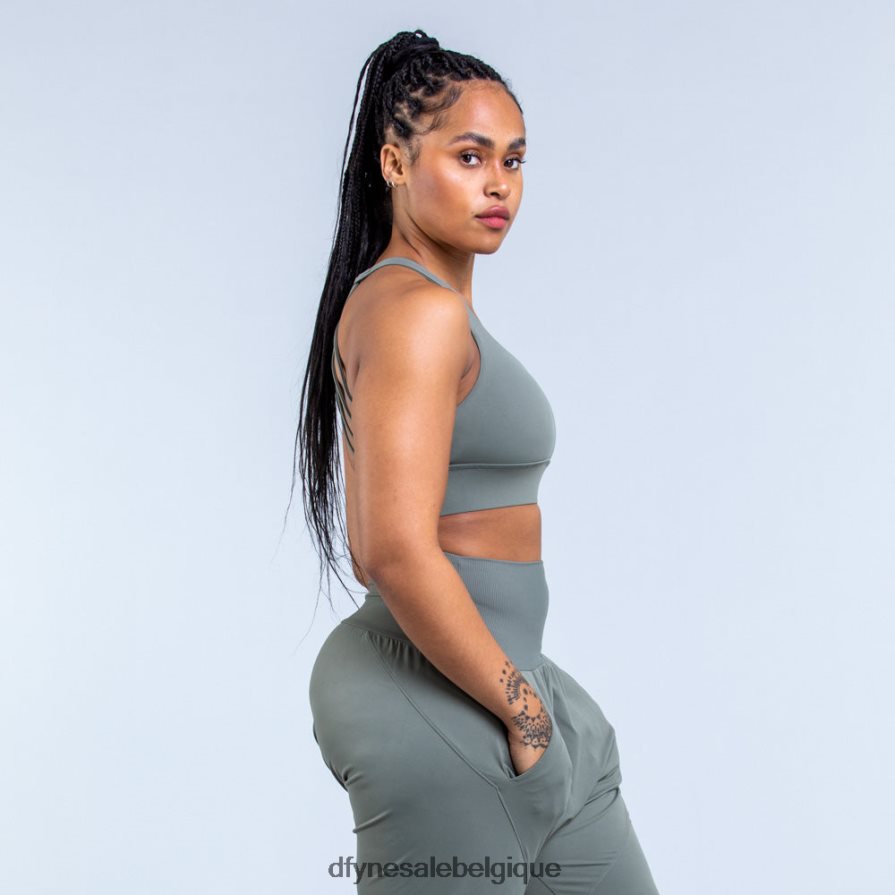 hauts Dfyne soutien-gorge de sport maintien moyen origin vert mousse Z2RVP845