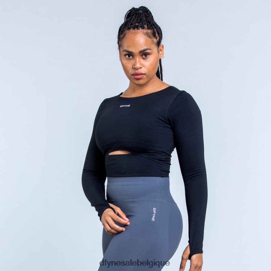 hauts Dfyne haut à manches longues d'origine noir Z2RVP8118