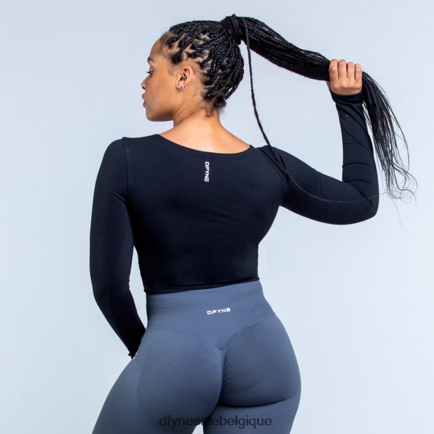 hauts Dfyne haut à manches longues d'origine noir Z2RVP8118