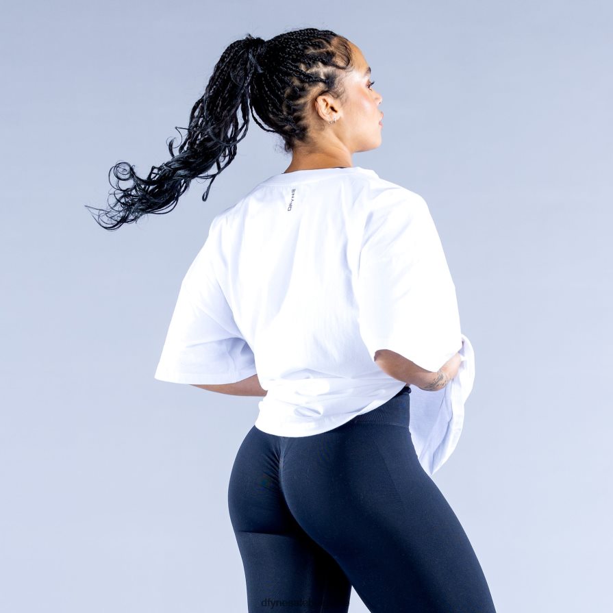 hauts Dfyne t-shirt oversize luxe revive blanc brillant Z2RVP8125